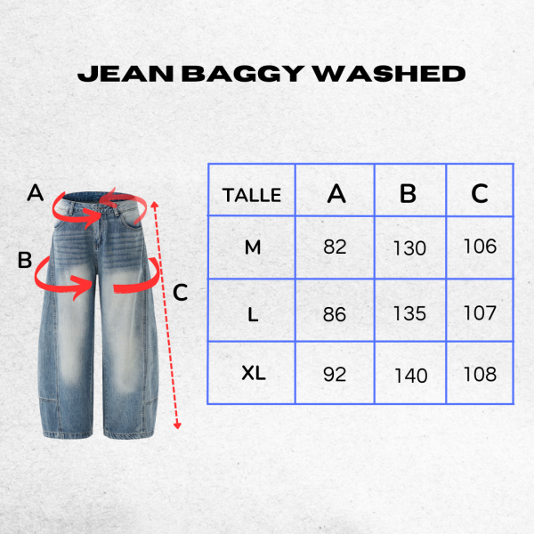 JEAN BAGGY WASHED - Imagen 9